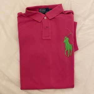 Pink polo
